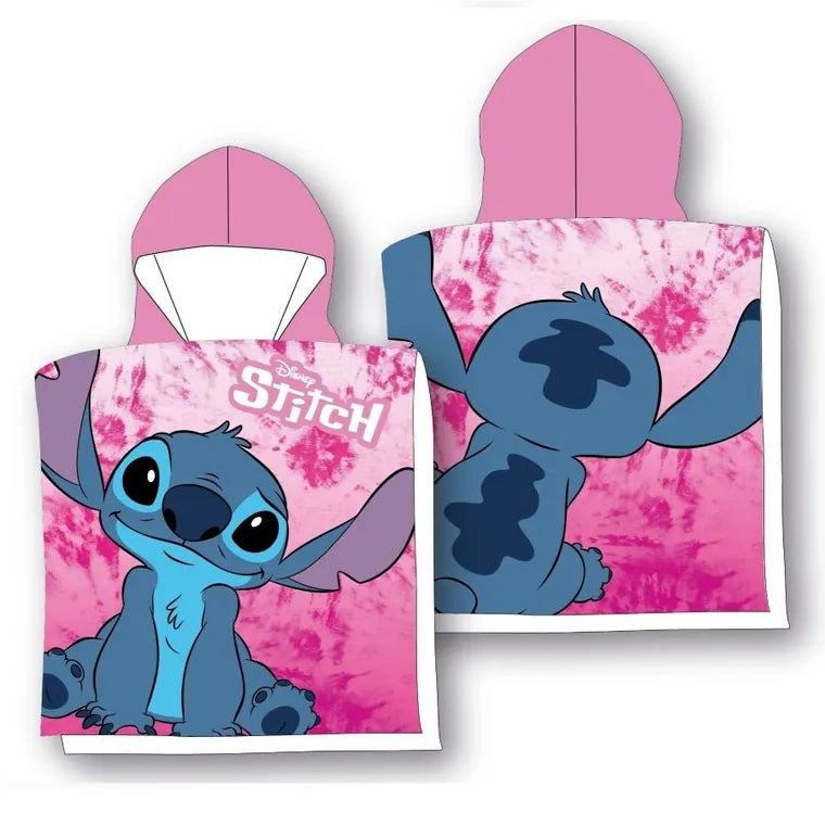 Lilo i Stitch, poncho, okrycie kąpielowe, 50x100 cm