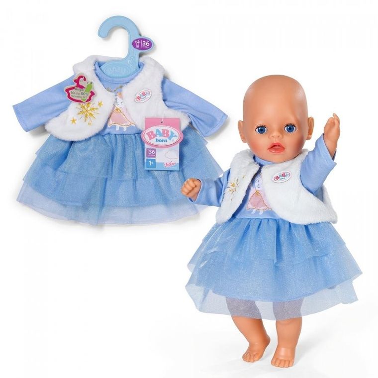 Baby Born, Winterdress, ubranko dla lalek, 36 cm