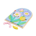 Fisher-Price, Drewniane puzzle - kwiaty, zabawka 3+