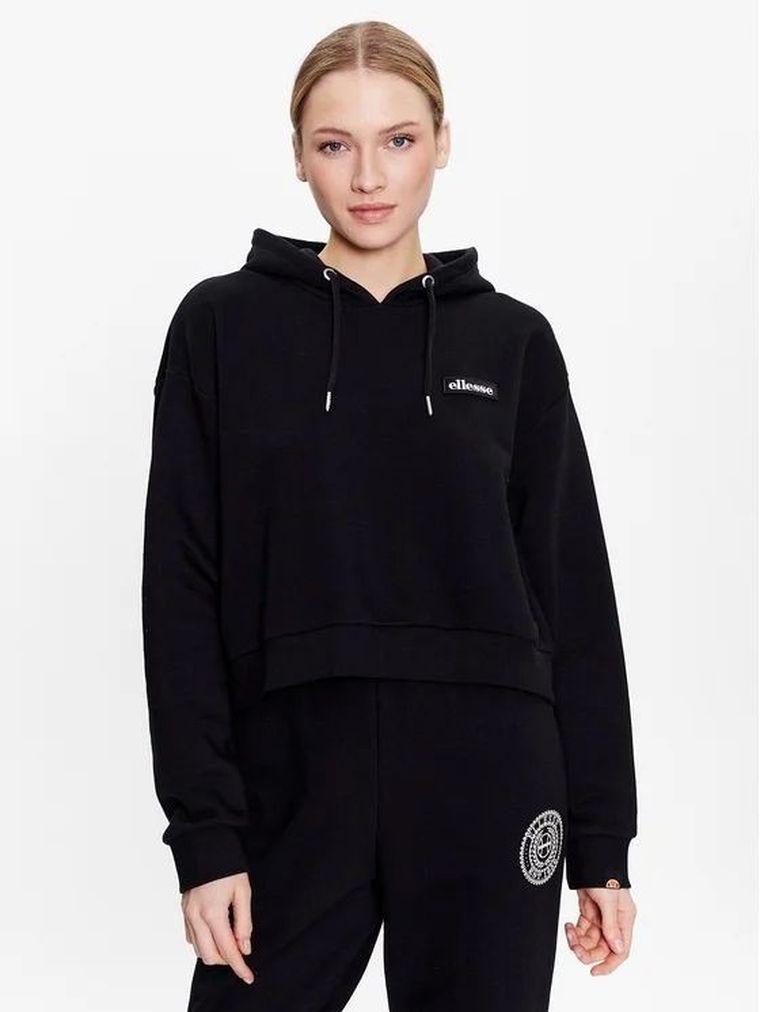 Bluza damska z kapturem, czarna, Ellesse