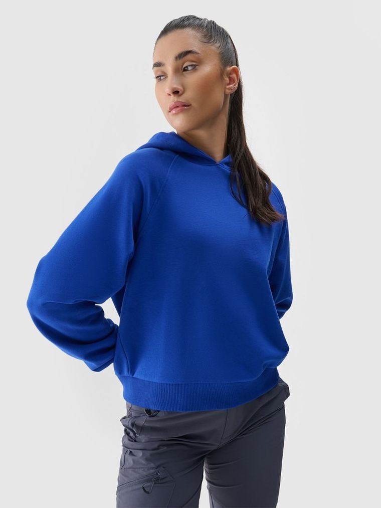 Bluza damska, niebieska, 4F