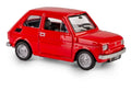 Daffi, Kolekcja Polskiej Motoryzacji, Fiat 126p, pojazd, model metalowy, czerwony, 1: 43