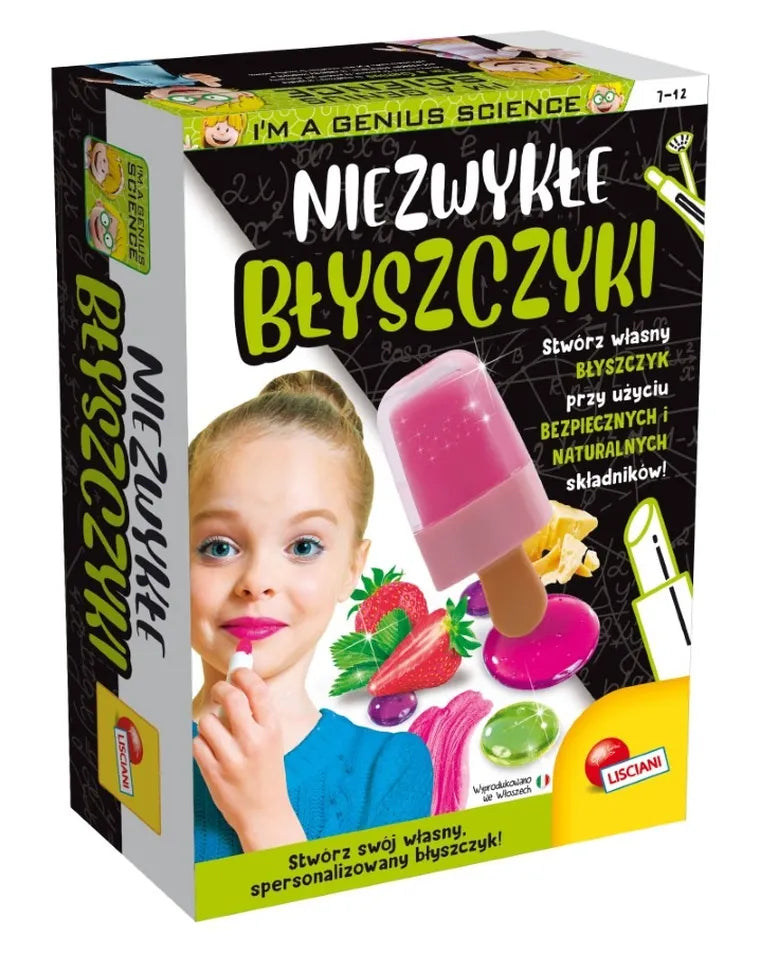 Lisciani, I'm a Genius, Niezwykłe błyszczyki, zestaw kreatywny