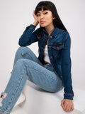 Kurtka jeansowa damska, denim, Rue Paris