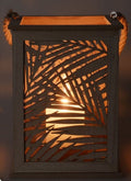 Home Styling Collection, lampion, Leaf Design, 18x26 cm