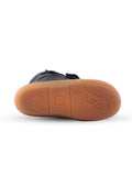 Buty zimowe chłopięce, skórzane, granatowe, ocieplane, Weestep