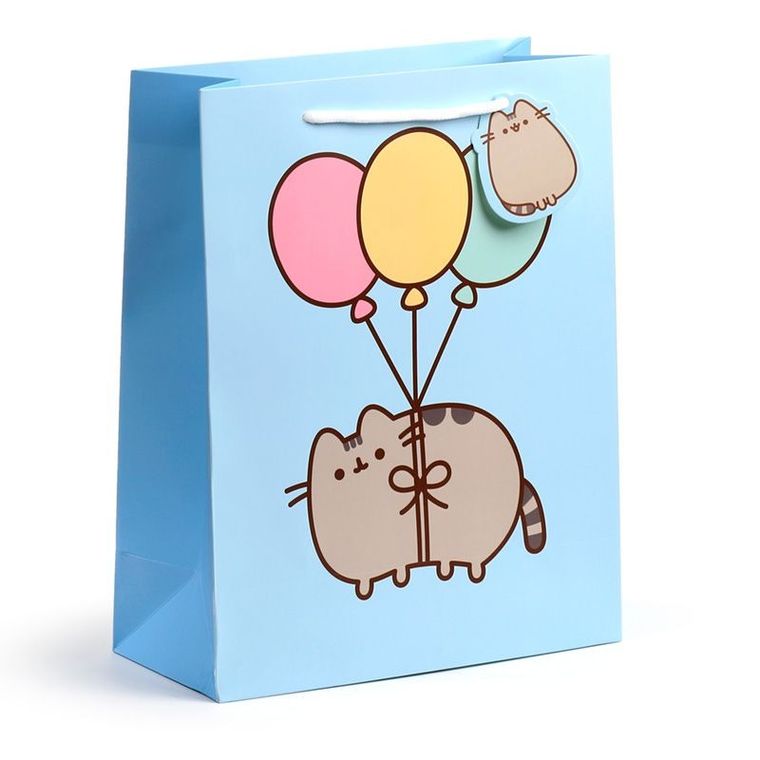 Puckator, Pusheen, torebka prezentowa, balony, średnia