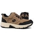 Buty sportowe dziecięce, brązowe, Lotto Ketcham Low Tex