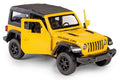 Daffi, RMZ City, Jeep Wrangler Rubicon 2021 Soft Top, pojazd, model metalowy, czerwony, 1: 32