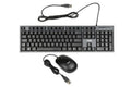 Ibox, zestaw, klawiatura, mysz, IKMS606, USB 2.0, US, czarny, optyczna, 800 DPI