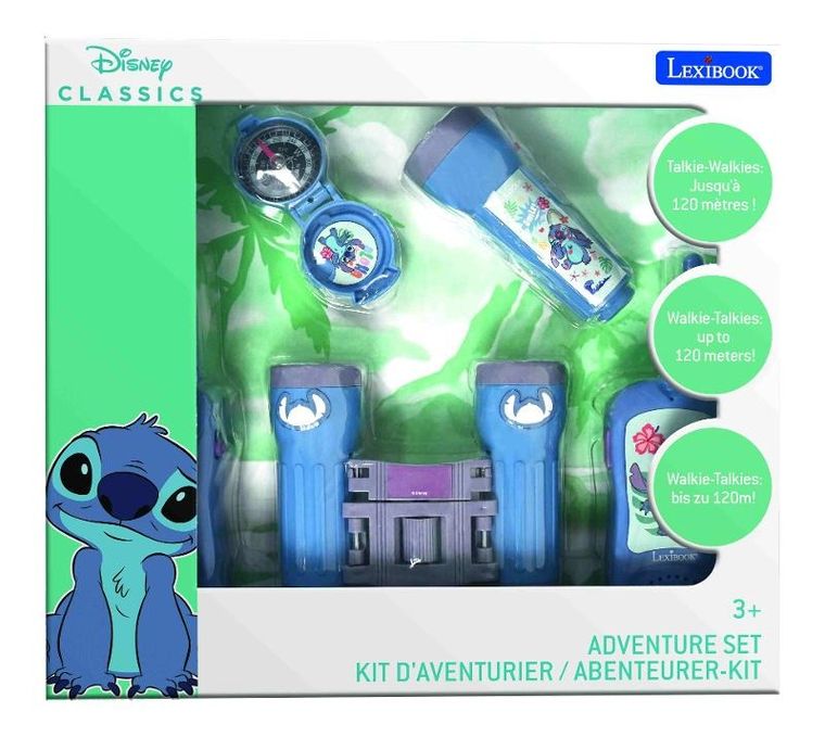 Lexibook, Lilo i Stitch, zestaw przygodowy z walkie-talkie