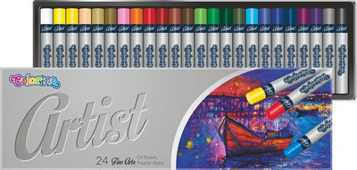 Colorino, Artist, pastele olejne, 24 kolory