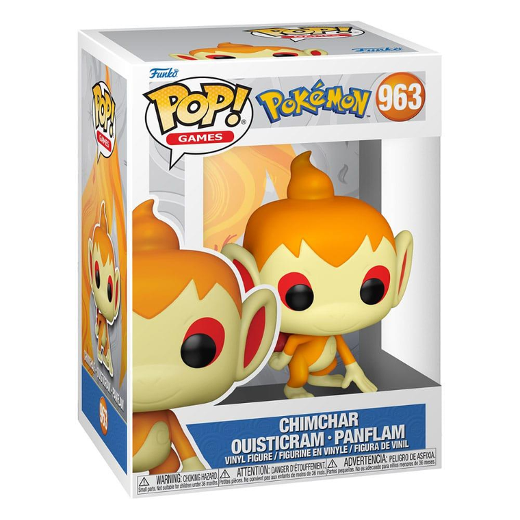 Funko Pop! Pokemon:  Chimchar Ouisticram Panflam, figurka kolekcjonerska
