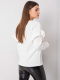 Bluza damska, ecru, Rue Paris