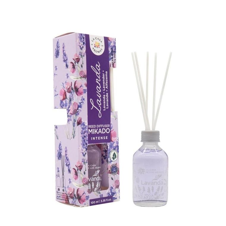 La Casa de los Aromas, Mikado Intense, patyczki zapachowe, Lawenda, 100 ml