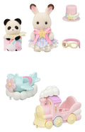 Sylvanian Families, Zabawne pojazdy z parku rozrywki, zestaw z figurkami, 5819