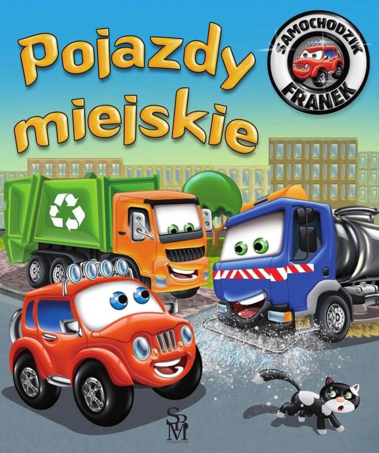 Pojazdy miejskie. Samochodzik Franek