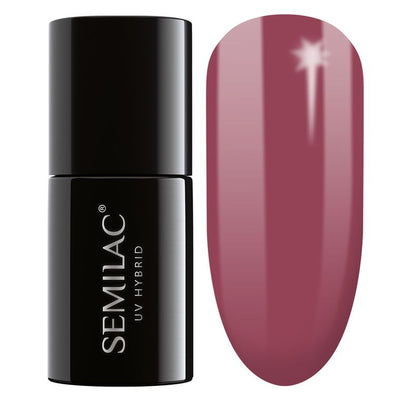 Semilac, lakier hybrydowy 005 berry nude