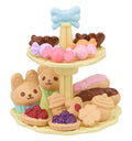 Sylvanian Families, Stół, krzesła i mnóstwo słodkości, zestaw z akcesoriami, 5742