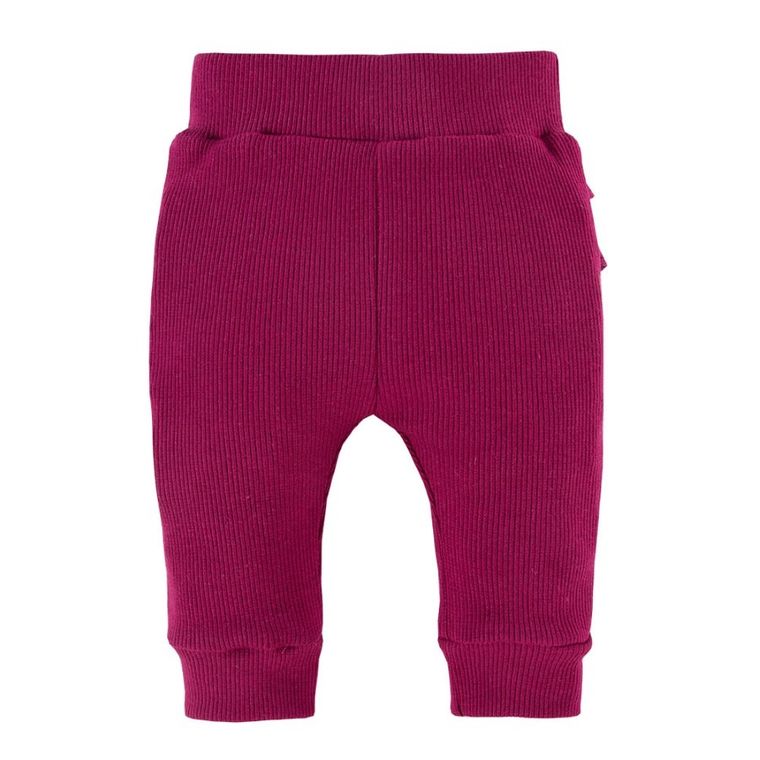 Legginsy dziewczęce, bordowe, Bloom, Eevi