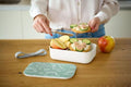 Zeller, plastikowy lunchbox, 19x12.5x6.5 cm