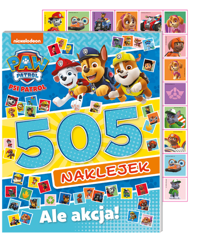 Psi Patrol. Ale akcja! 505 naklejek