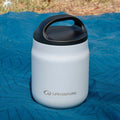 Lifeventure, termos na jedzenie, Light Grey, 600 ml