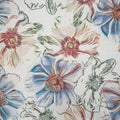Eurofirany, obrus Flore, 40x180 cm, niebieski