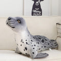 Lean Toys, Foka, maskotka, szara, 37 cm