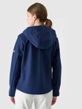 Kurtka softshell damska z kapturem, granatowa, 4F