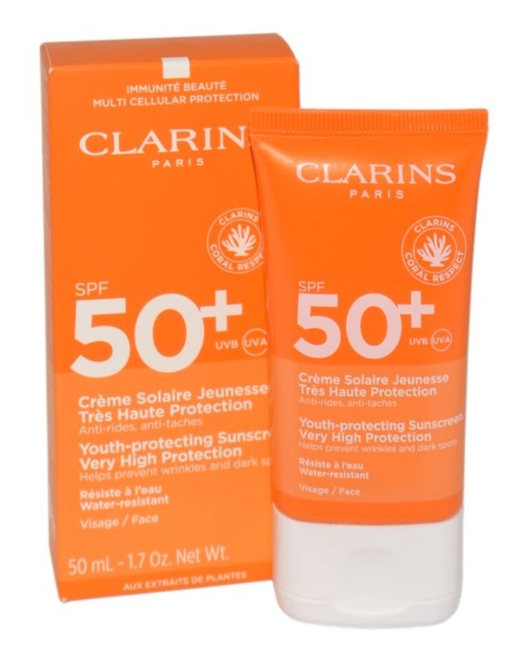 Clarins, Sun Care, krem do twarzy z filtrem, SPF 50, 50 ml