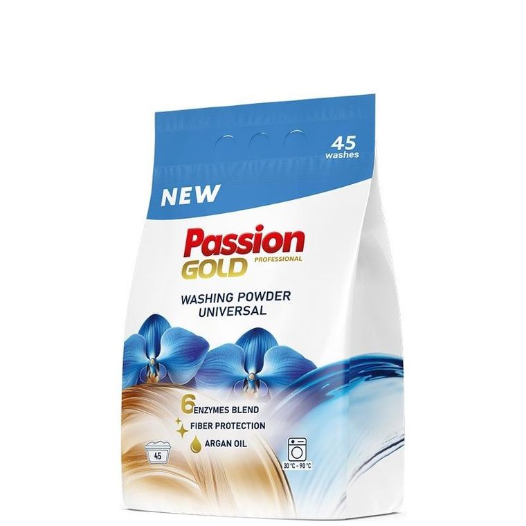 Passion Gold, Professional, proszek do prania, uniwersalny, 2,7 kg