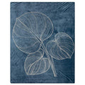 Eurofirany, koc Blanca, 150x200 cm, granatowy