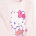 Cool Club, Bluzka dziewczęca z długim rękawem, różowa, Hello Kitty