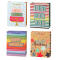 Lean Toys, torba prezentowa urodzinowa happy birthday, 23x18x10 cm, 1 szt.