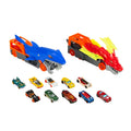 Hot Wheels, Transportery Rekin i Smok i 10 autek, zestaw