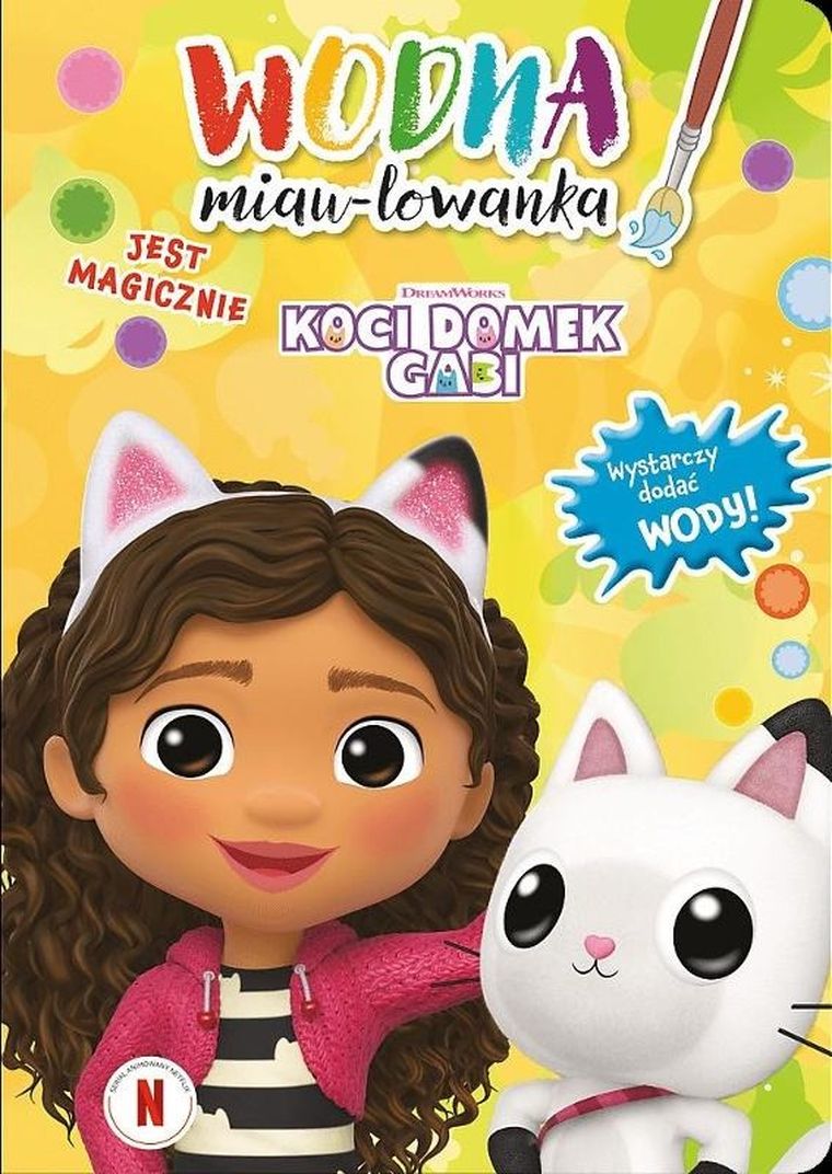 Koci Domek Gabi. Jest magicznie. Wodna kolorowanka