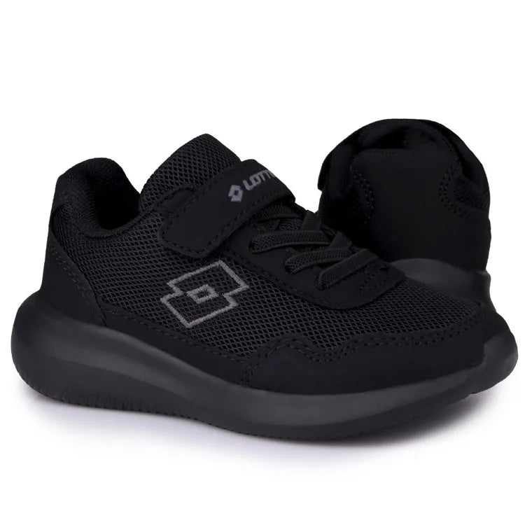 Buty sportowe dziecięce, czarne, Lotto Connect OC K