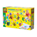 SES Creative, Mega zestaw, farby do malowania palcami, 6x110ml