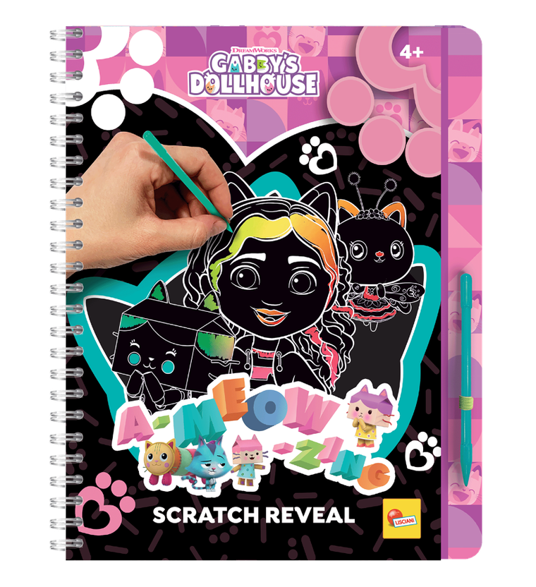Koci Domek Gabi. Sketchbook A- Meow-Mazing Scratch Reveal