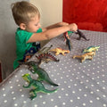 Kruzzel, dinozaury, zestaw figurek