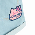 Cool Club, Szorty jeansowe dziewczęce, niebieskie, Hello Kitty