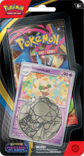 Pokemon TCG:  Mega Evolution, Phantasmal Flames, Checklane Blister, Cottonee/Whimsicott, gra karciana, dodatek