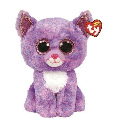 Ty, Beanie Boos, Kot lawendowy Cassidy, maskotka, 24 cm