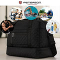 Peterson, torba treningowa, 2-komorowa, czarna