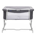 Chicco, Next2Me Twins, łóżeczko dostawne dla bliźniąt, magnet grey