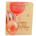 Lean Toys, torba prezentowa urodzinowa balony happy birthday, 32x26x12 cm, 1 szt.