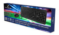 Titanum, klawiatura + mysz, Akron, TK109 USB 2.0, czarny, optyczna, 1600 DPI