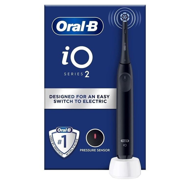 Braun, Oral-B, iO2, szczoteczka elektryczna, magnetyczna, Night Black