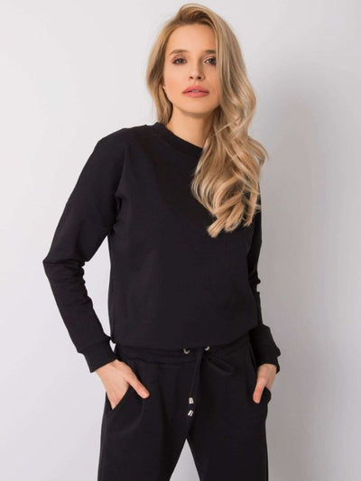 Bluza damska, czarna, Rue Paris